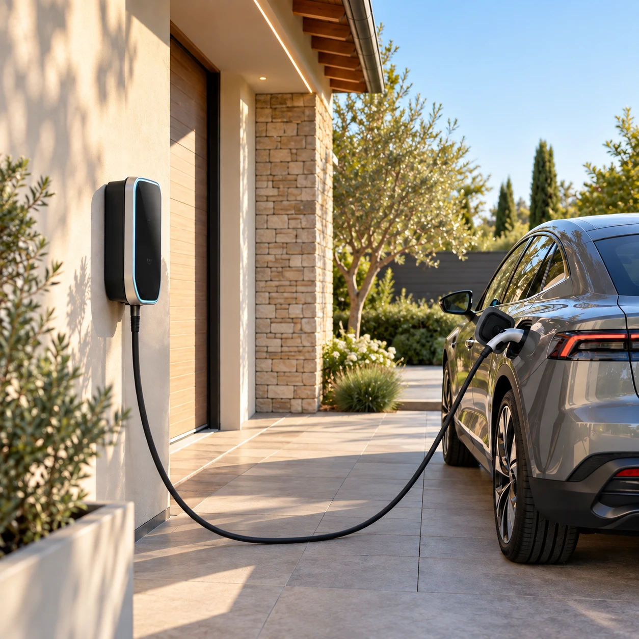 Colonnina di ricarica domestica per auto elettrica